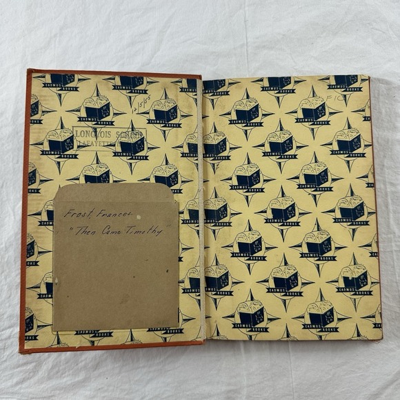 Then Came Timothy By Frances Frost 1950 vintage library book Rare Special Edit. - Picture 10 of 16